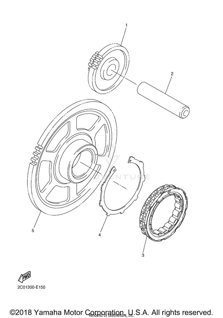 Starter YZFR6 - YZFR6GCGY - 2016 Schematic