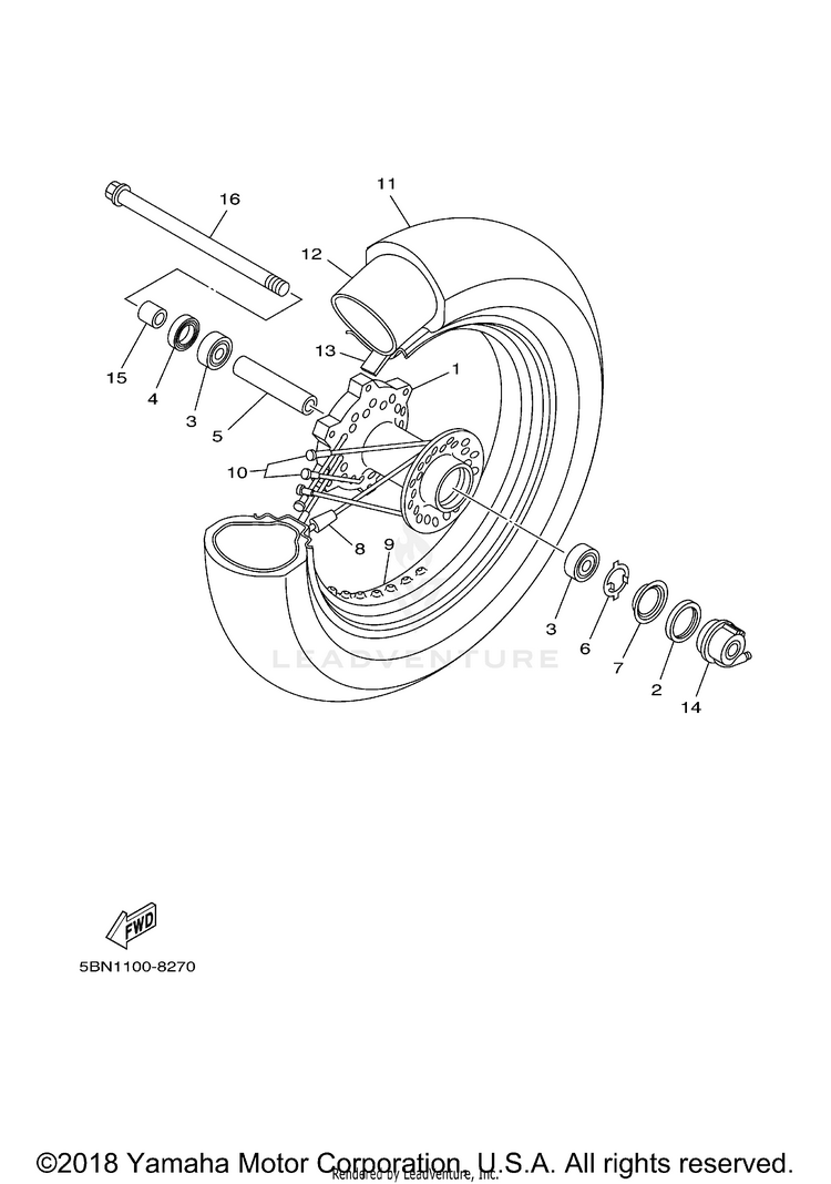 Front Wheel Schematic