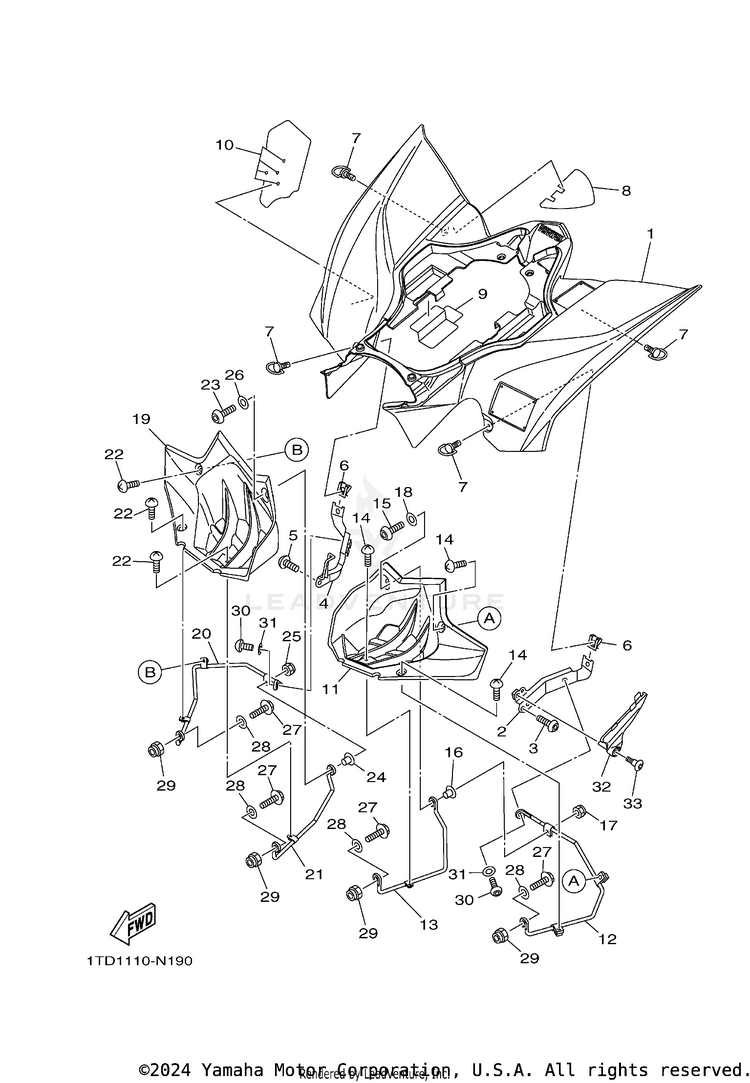 Rear Fender Schematic