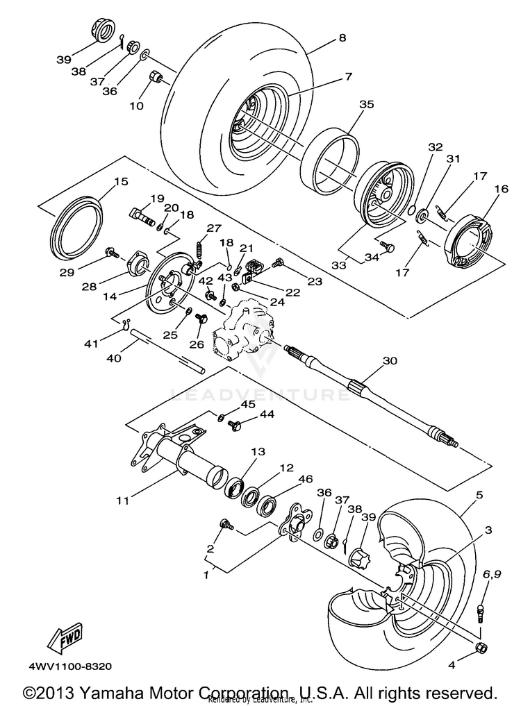 Rear Wheel Schematic