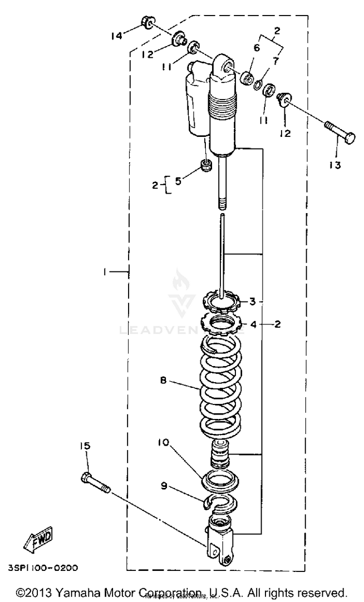 Rear Shocks Schematic