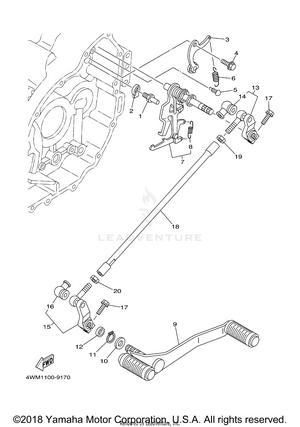 Shift Shaft Schematic