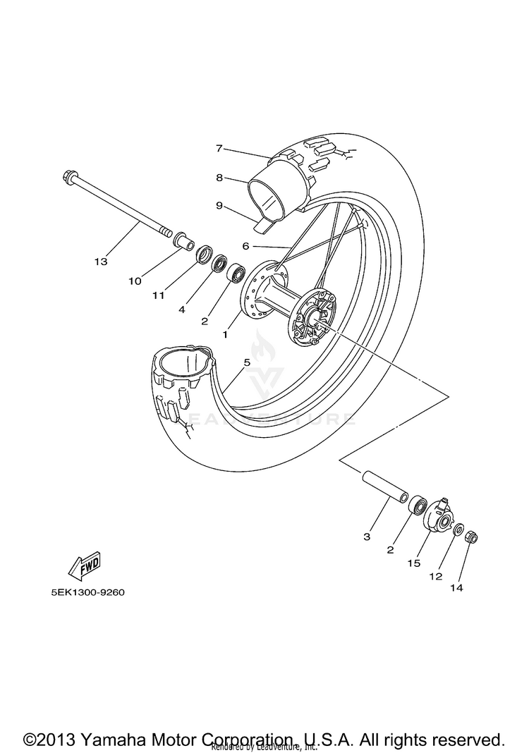 Front Wheel Schematic