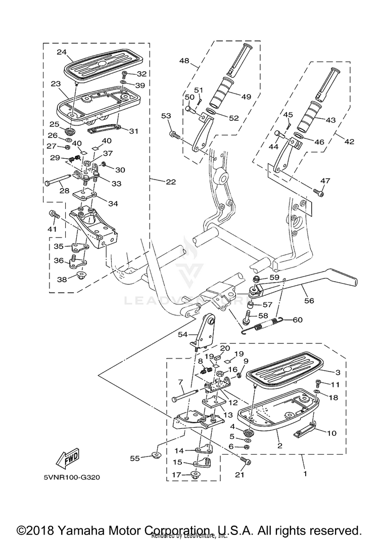 Stand Footrest Schematic