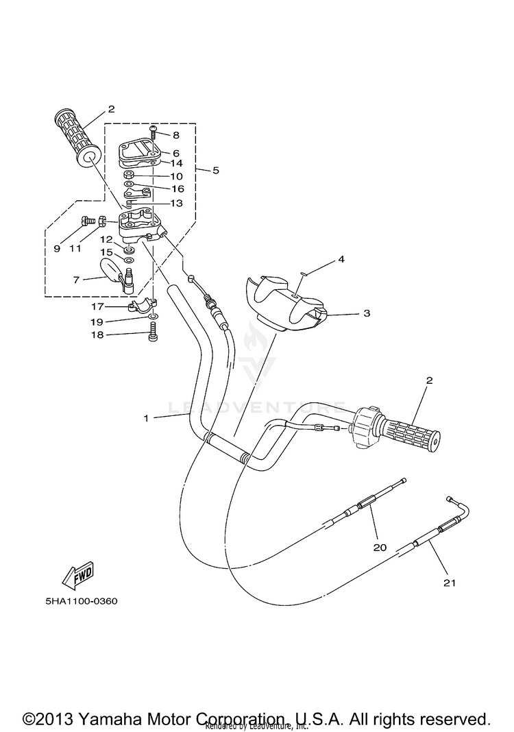 Steering Handle Cable Schematic