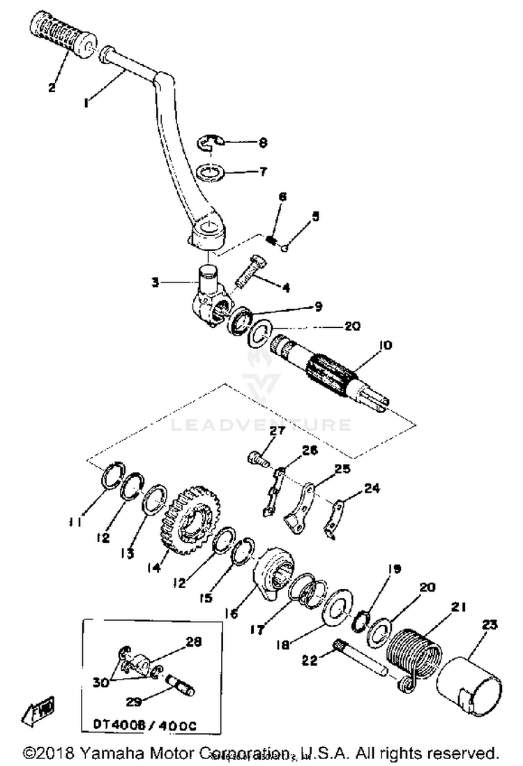 Kick - Starter 250b - C - 400b - C Schematic