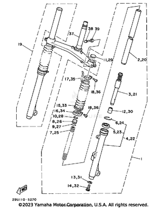 Front Fork Schematic