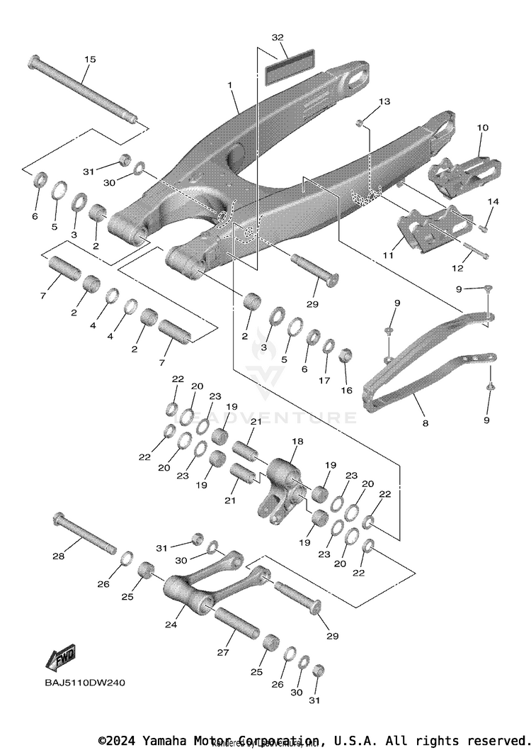Rear Arm Schematic