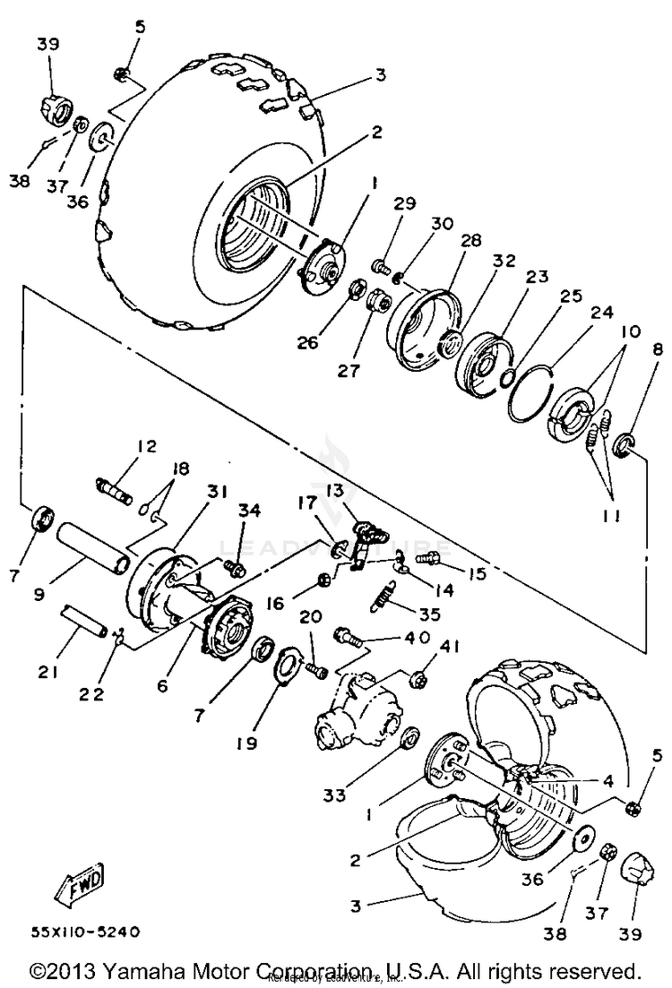 Rear Wheel Schematic