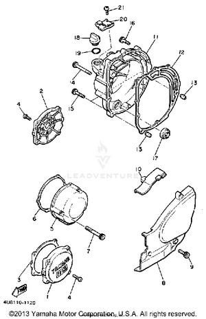 Crankcase Cover Schematic