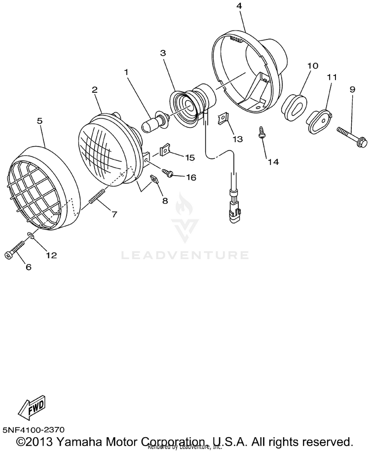 Headlight Schematic