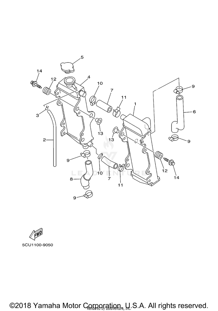 Radiator Hose Schematic