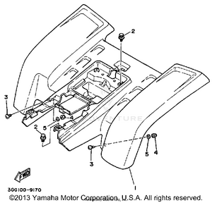 Rear Fender Schematic