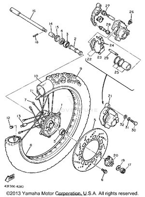Front Wheel Schematic