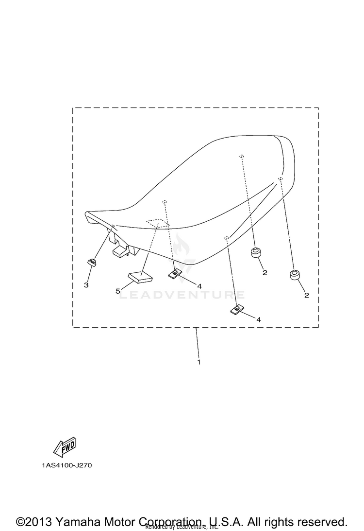 Seat 700 SPECIAL EDITION - YFM7RSEA - 2011 Schematic