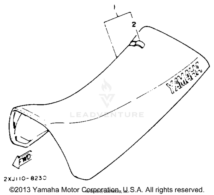 Seat BLASTER - YFS200E_MN - 1993 Schematic