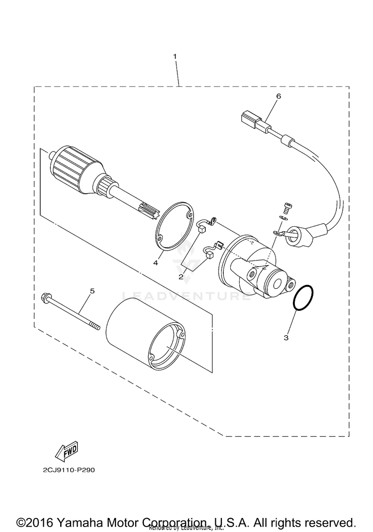 Starting Motor Schematic
