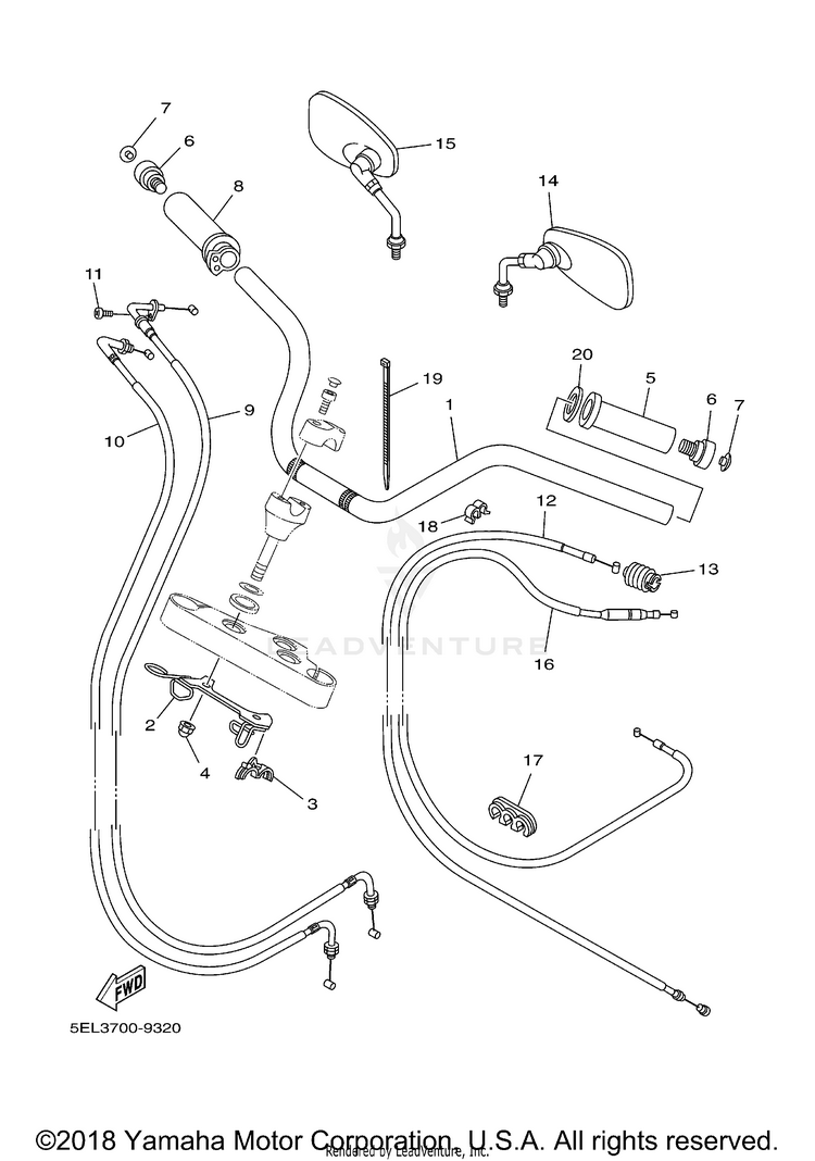 Steering Handle Cable Schematic