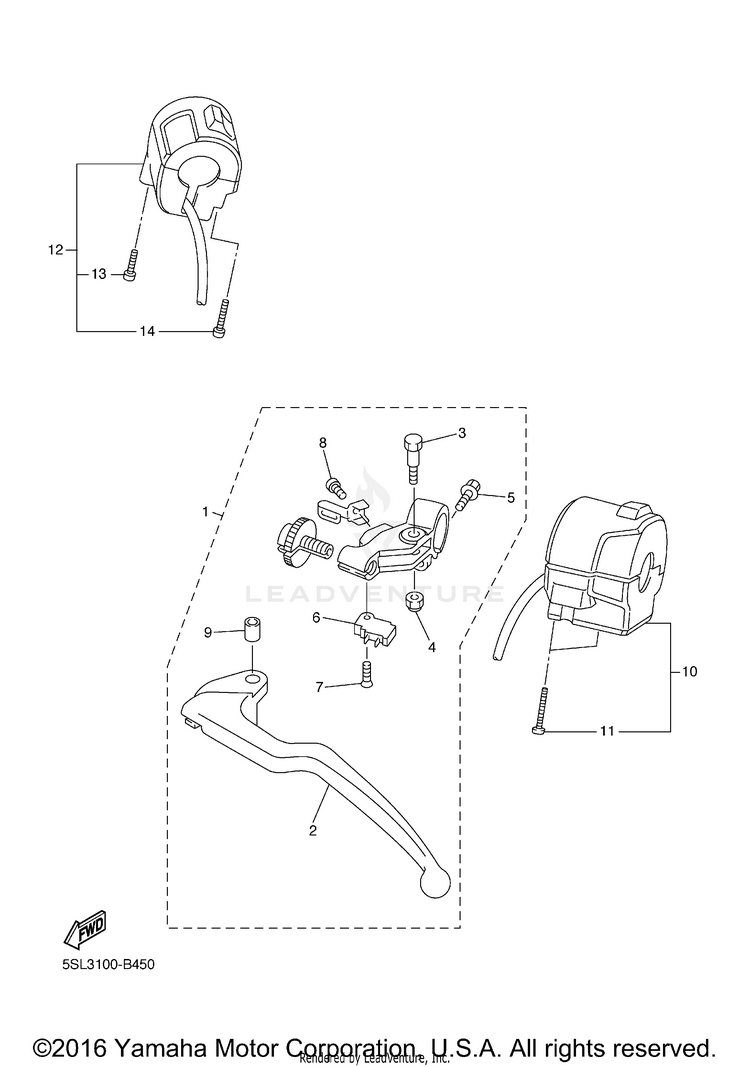 Handle Switch Lever Schematic