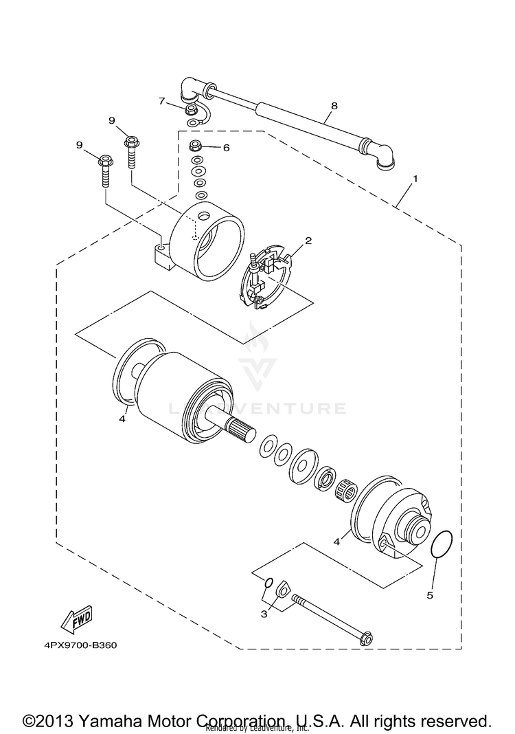 Starting Motor Schematic