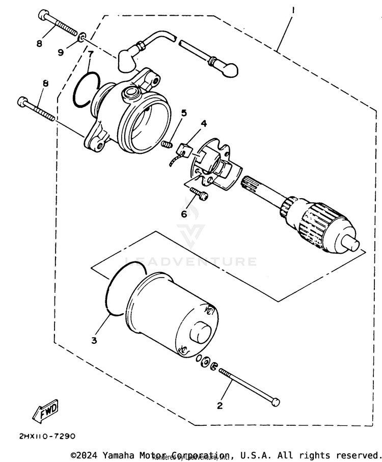 Starting Motor Schematic