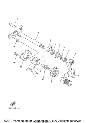 Shift Shaft Schematic