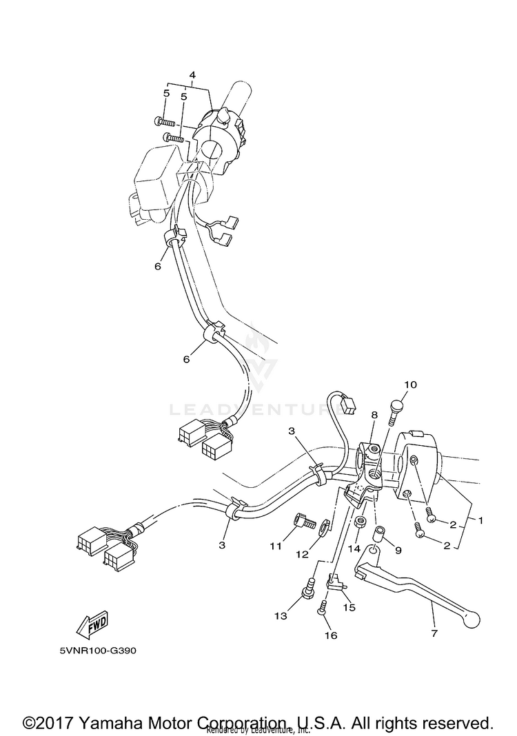 Handle Switch Lever Schematic