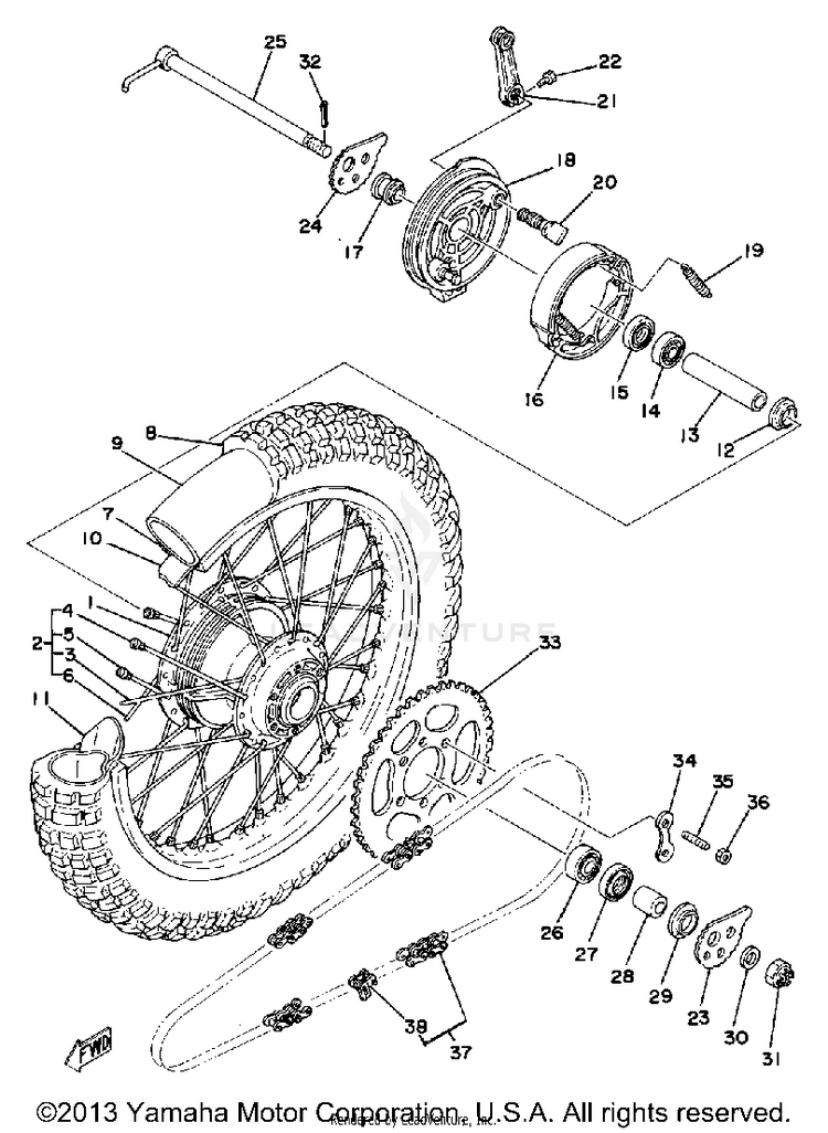 Rear Wheel Schematic