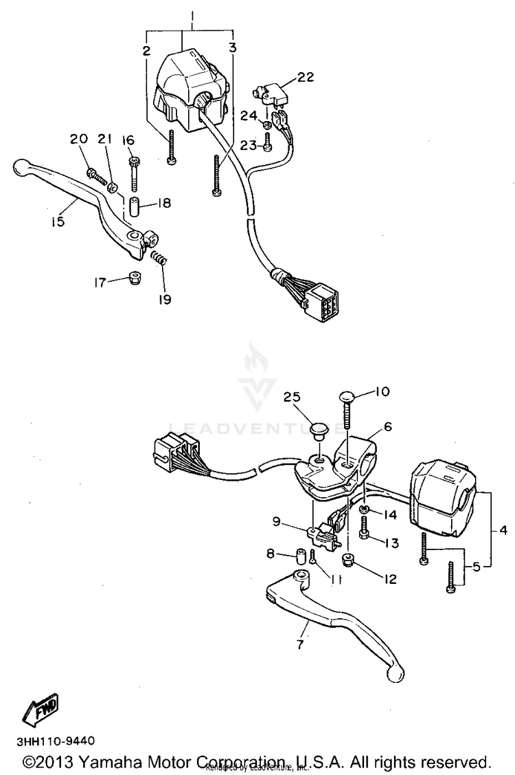 Handle Switch Lever Schematic