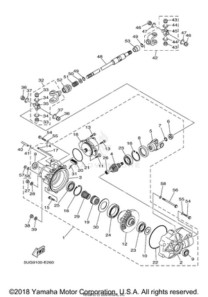 Front Differential Schematic