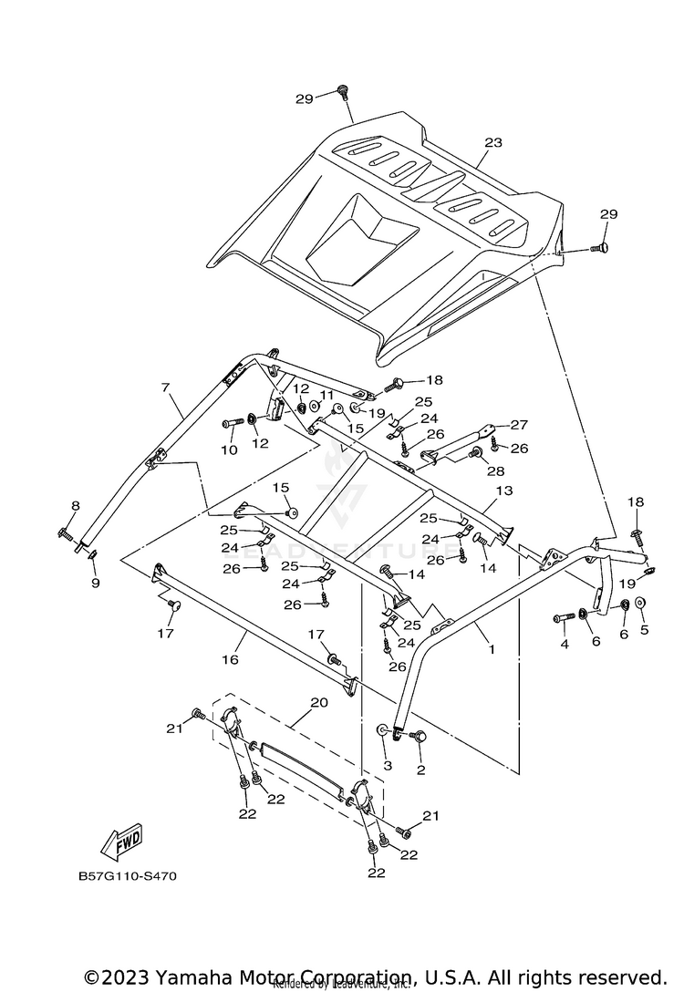 Guard 2 YXZ1000R EPS SS SE - YXZ10YESHS - 2017 Schematic