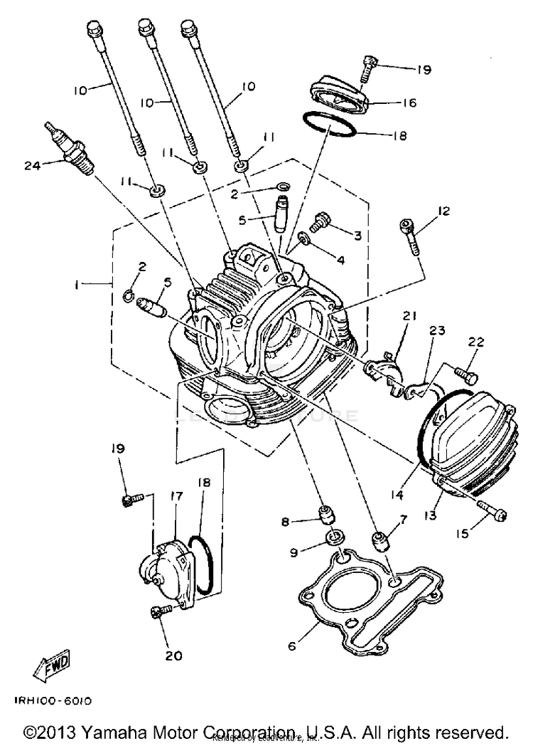 Cylinder Head Schematic