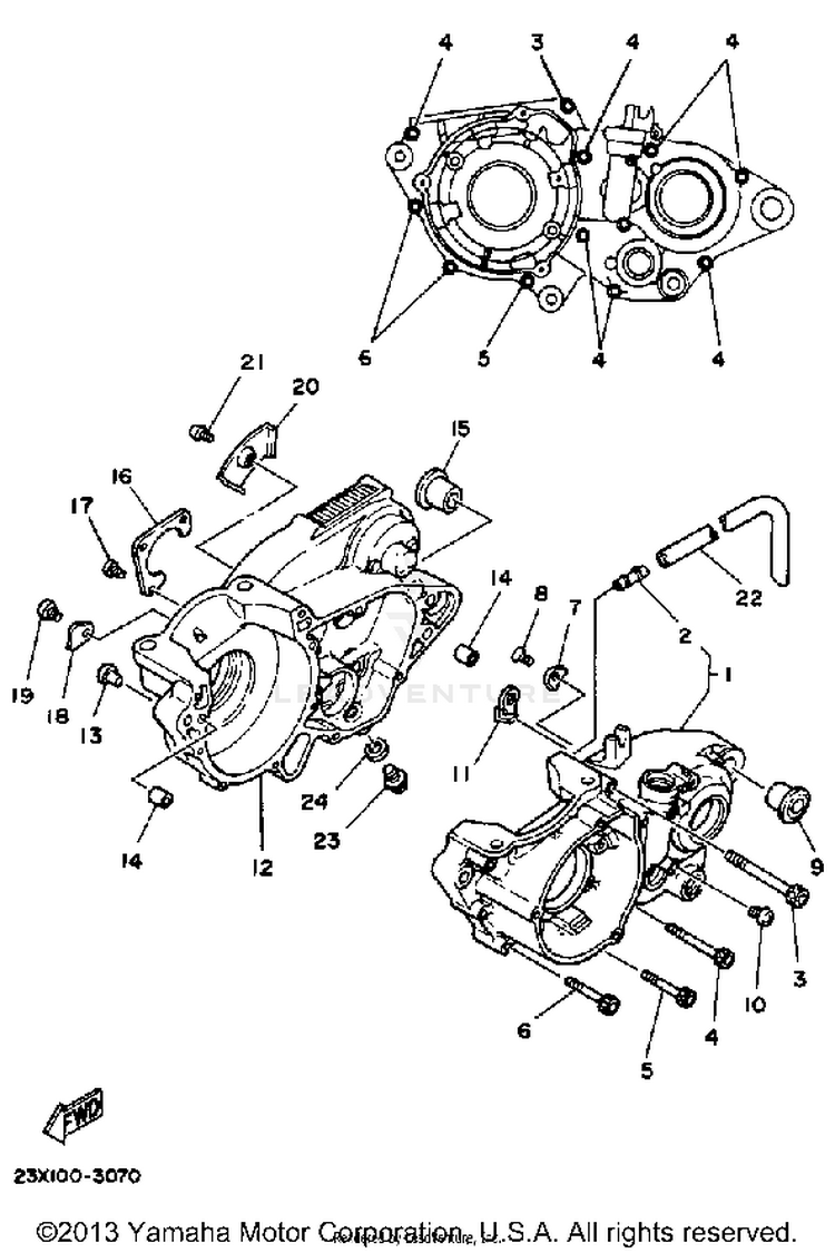 Crankcase Schematic