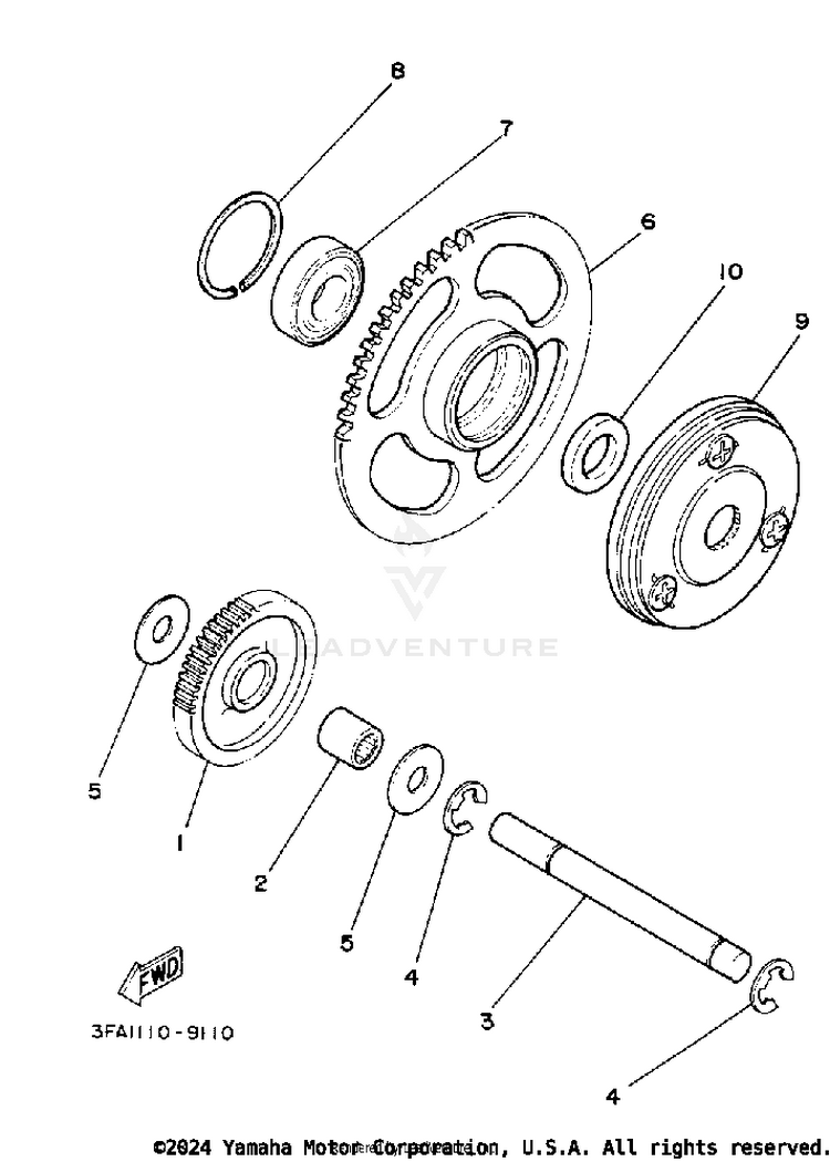 Starter Clutch Schematic