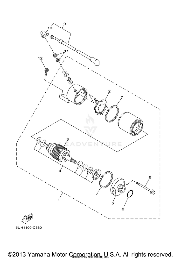 Starting Motor Schematic