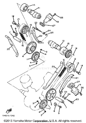 Camshaft Chain Schematic