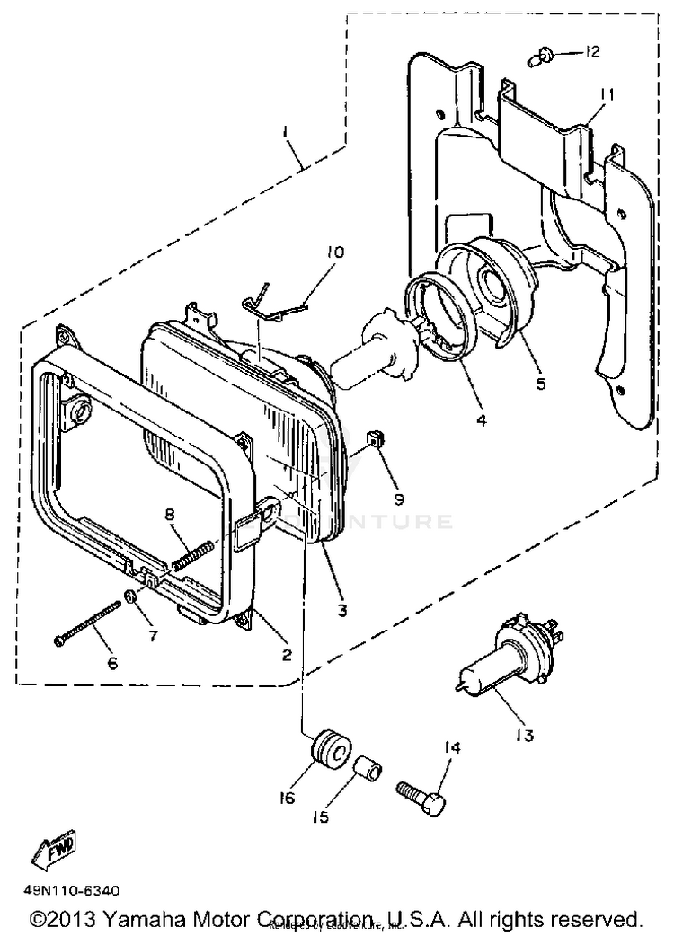 Headlight Schematic