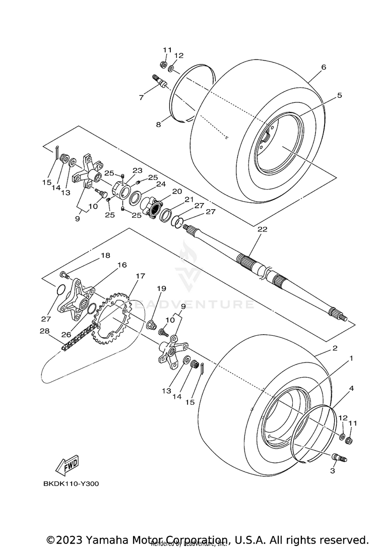 Rear Wheel Schematic