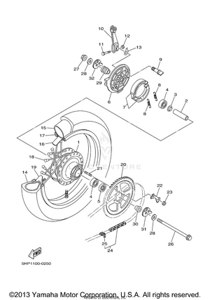 Rear Wheel Schematic