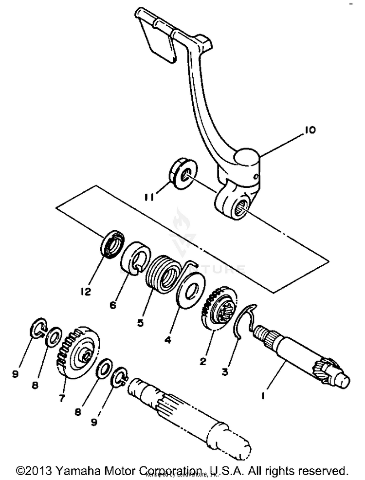 Starter BLASTER - YFS200B_MN - 1991 Schematic