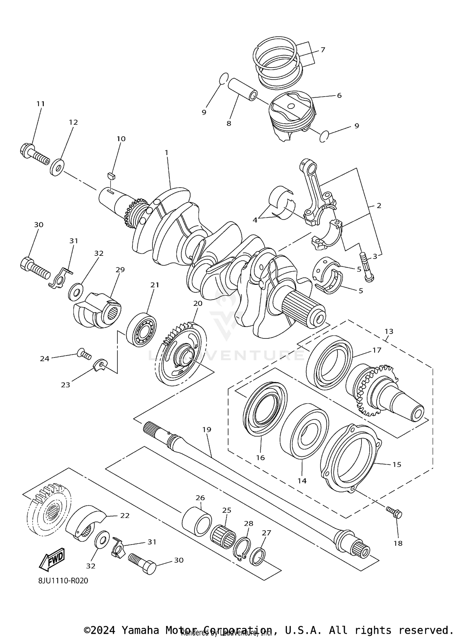 CRANKSHAFT & PISTON