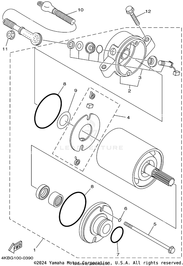 Starting Motor Schematic