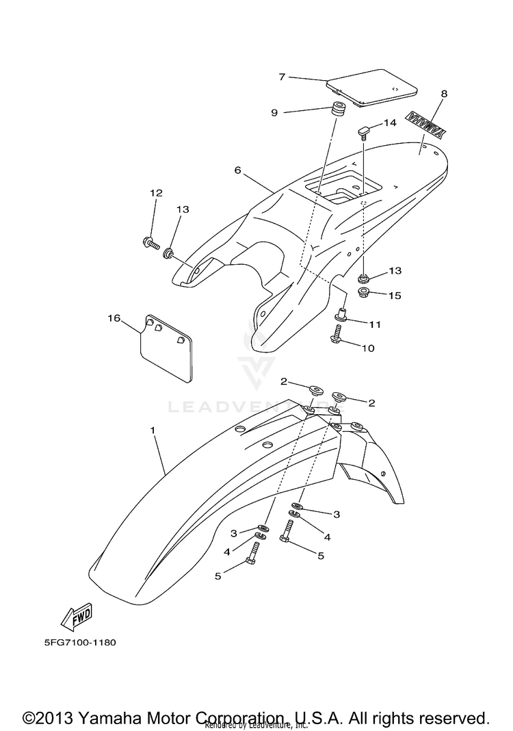 Fender TTR225 - TT225RNC - 2001 Schematic