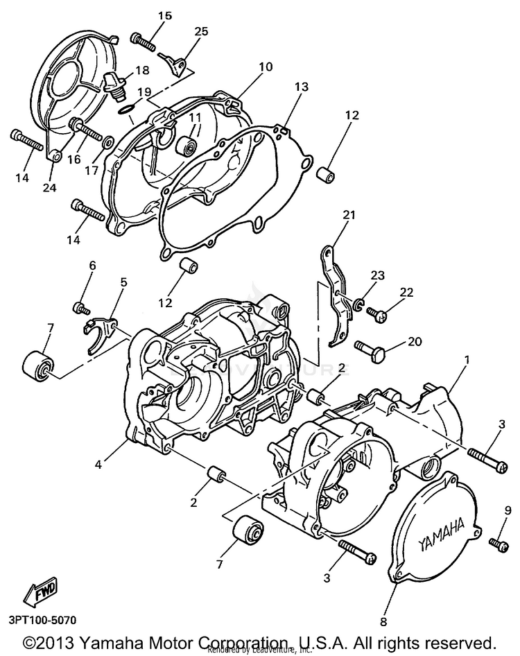 Crankcase Schematic