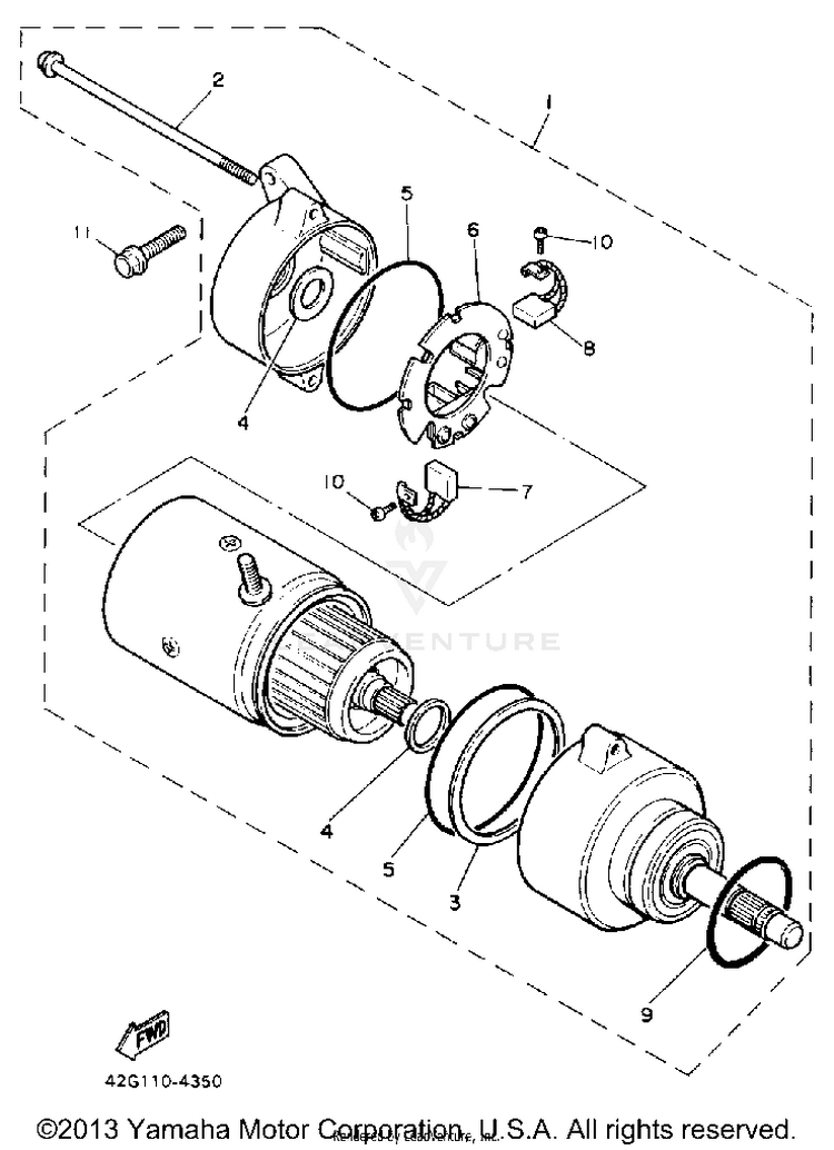 Starting Motor Schematic