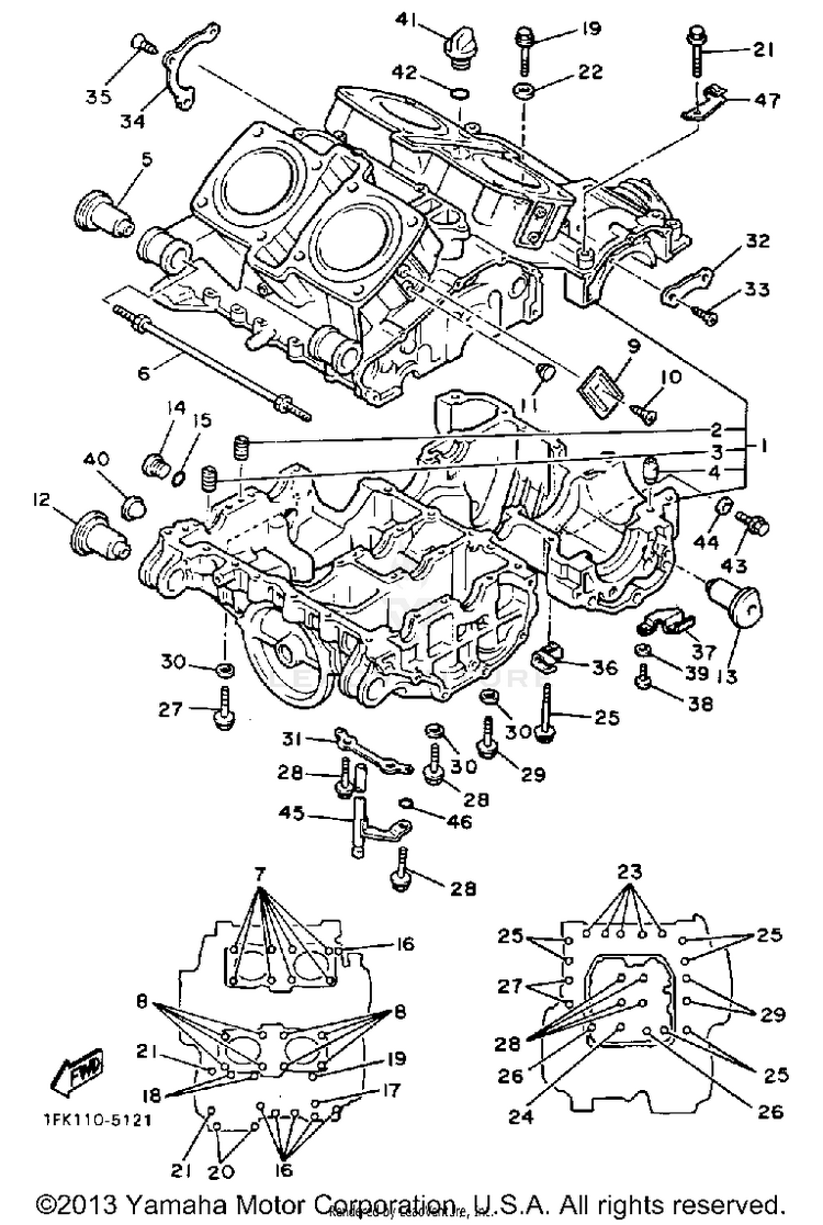 Crankcase Schematic