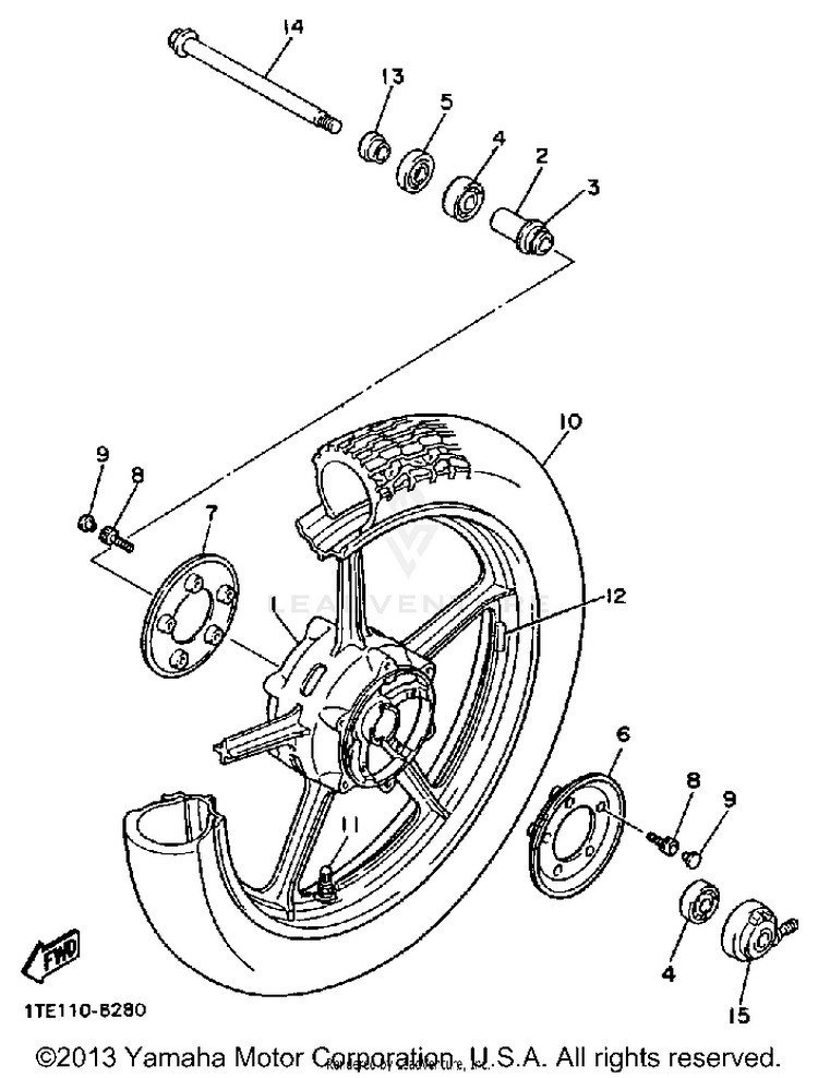 Front Wheel Schematic