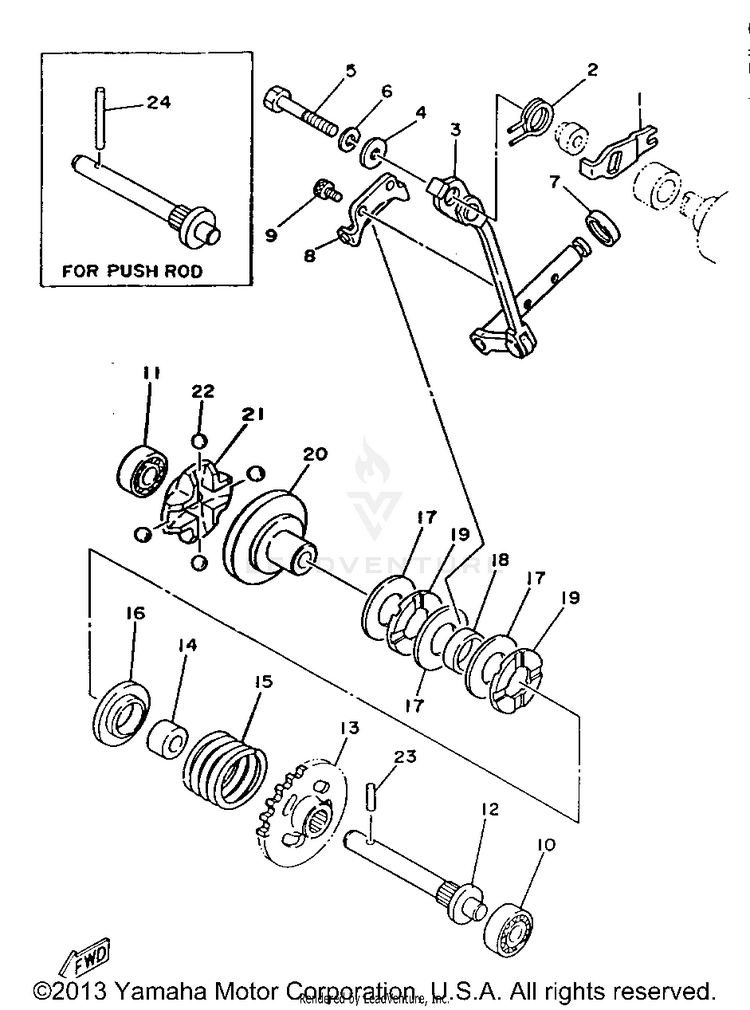 Governor YZ250E - 1993 Schematic