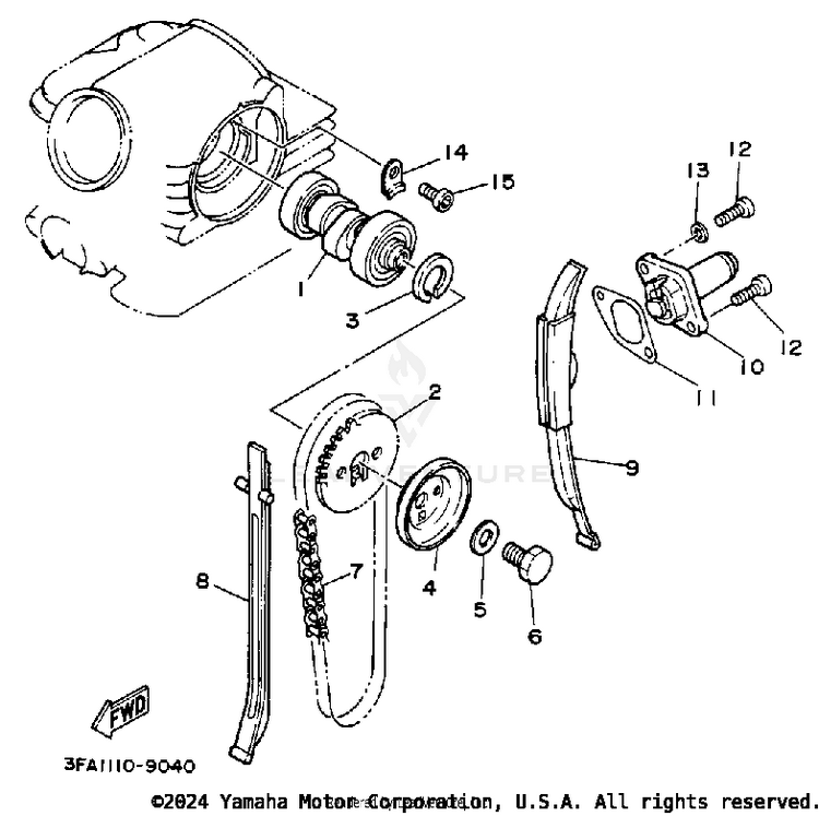 Camshaft-Chain Schematic
