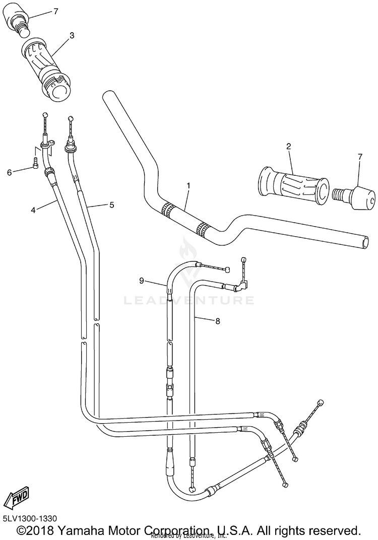 Steering Handle Cable Schematic